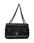 Jumbo Embroidered Aztec Flap, front view